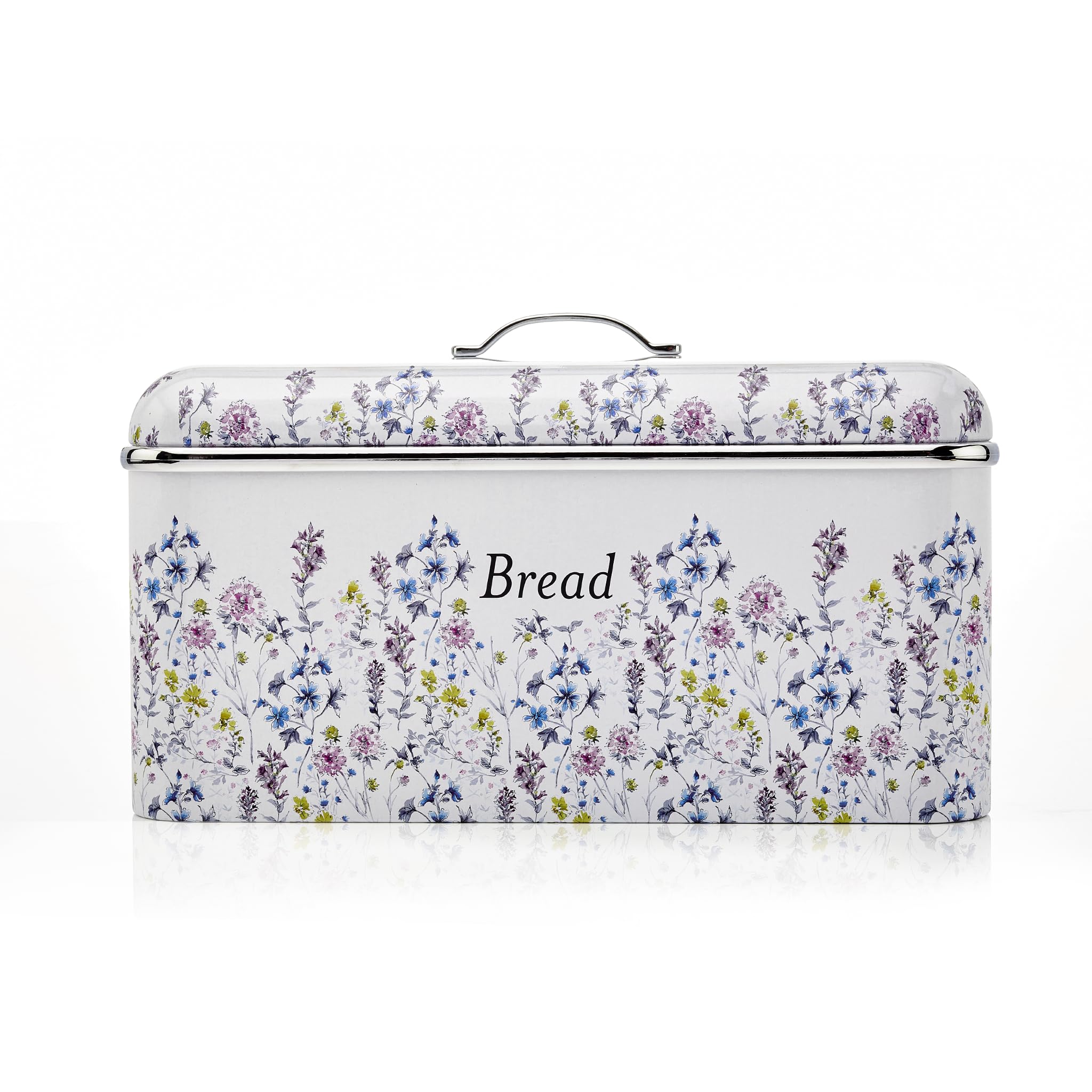 Laura Ashley Wild Meadow Large Bread Bins for Kitchen - Spacious Bread Box โ image 1