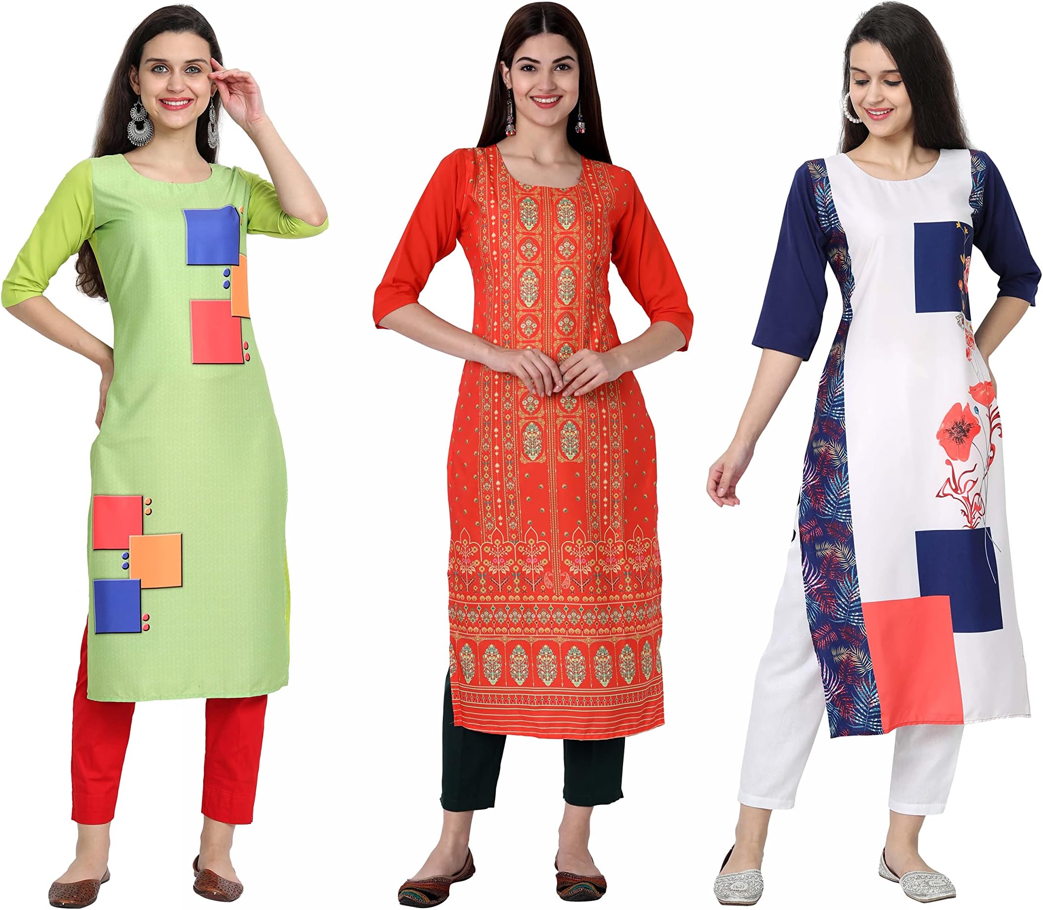 1 Stop FashionPinkmint Women's Crepe Regular Fashion Vest (239-295-247_Multi_S) Multicolour