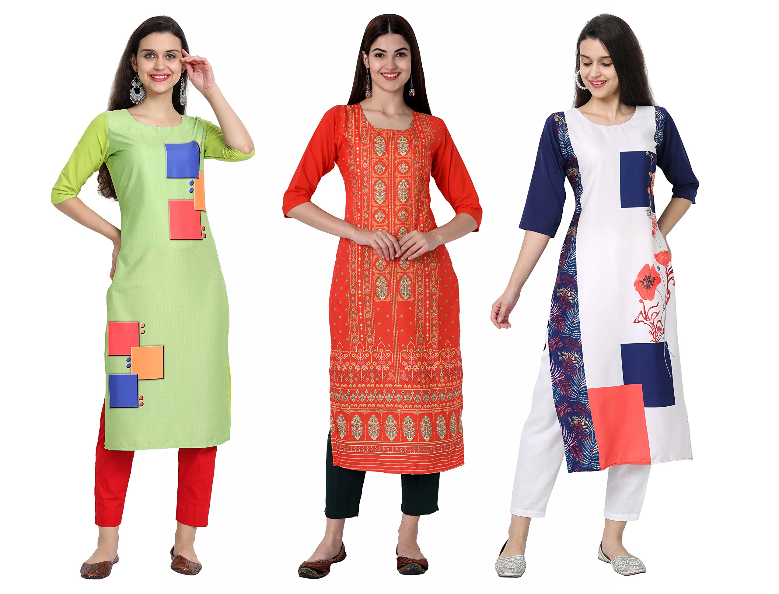 1 Stop FashionPinkmint Women's Crepe Regular Fashion Vest (239-295-247_Multi_S) Multicolour