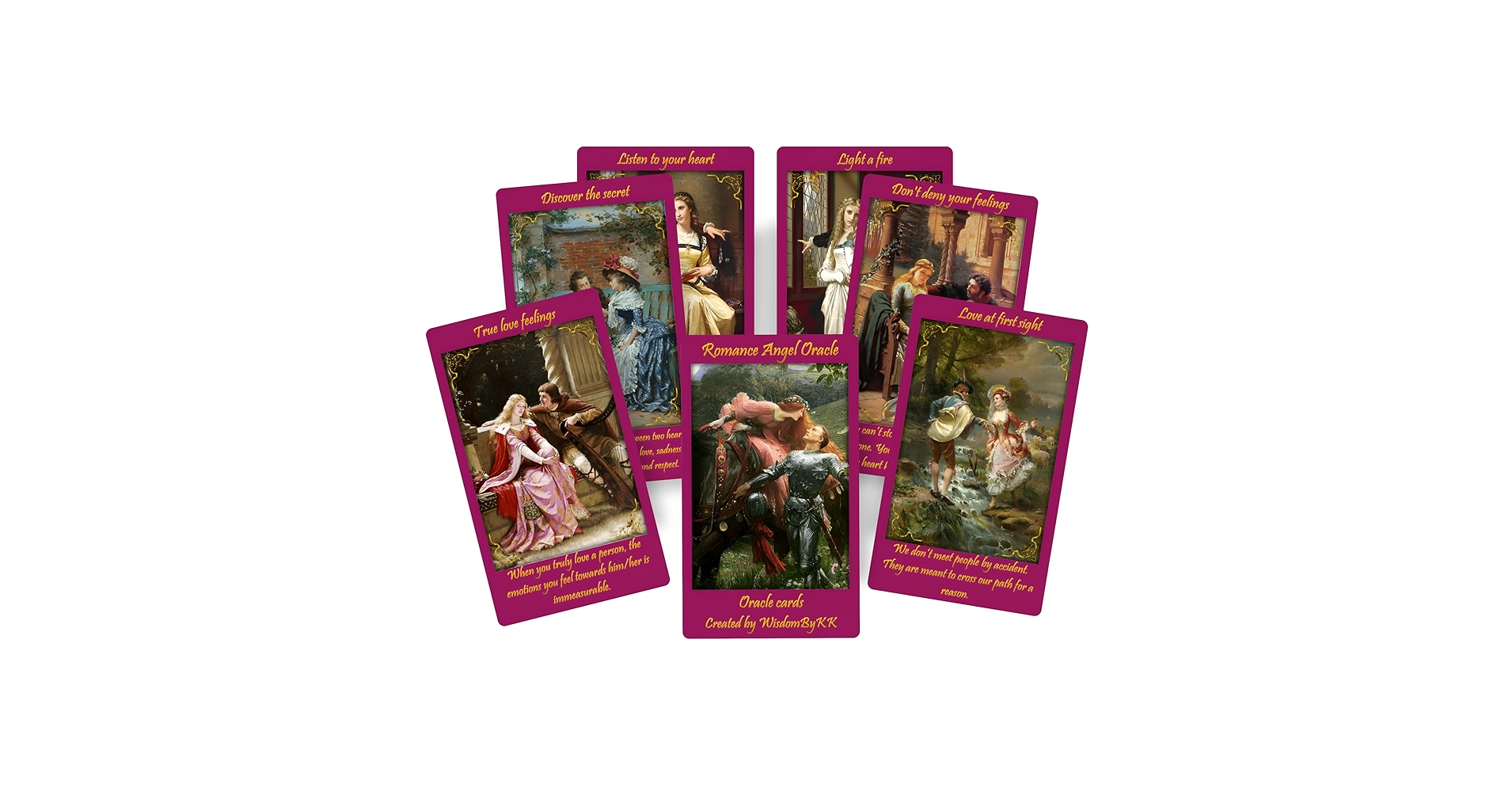 Amazon.com: Romantic Angel Oracle Cards – Love Wisdom & Prediction