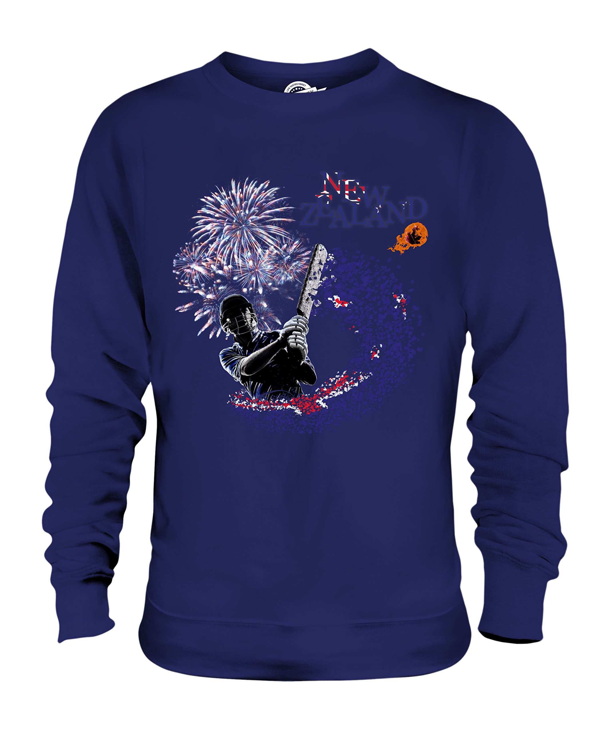 Candymix - New Zealand Cricketer - Bluza unisex Męski damski sweter sweter top, granatowy, 3XL