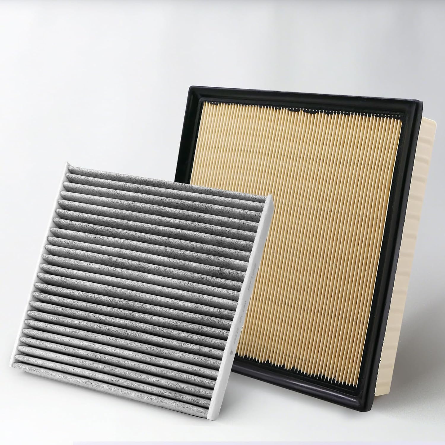 Cabin & Engine Air Filter Kit for 2011-2021 Jeep Grand Cherokee 3.6L(Flex), 2011-2021 Grand Cherokee 5.7L(Gas), 2012-2021 Grand Cherokee 6.4L(Gas), 2022 Grand Cherokee WK 3.6L(Flex)