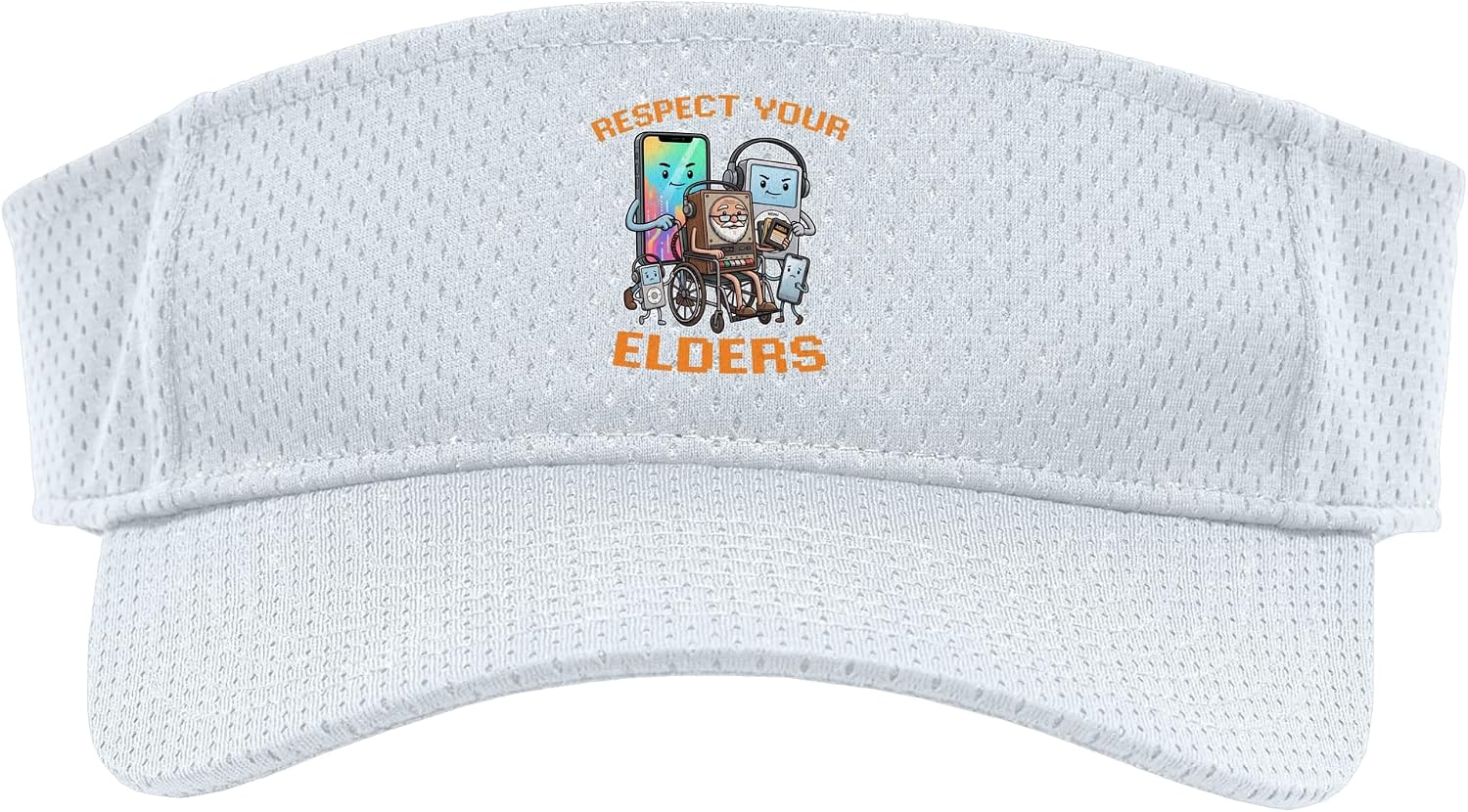 Respect Your Elders Funny Audio Player Cassette Music Tech Sport Sun Visor