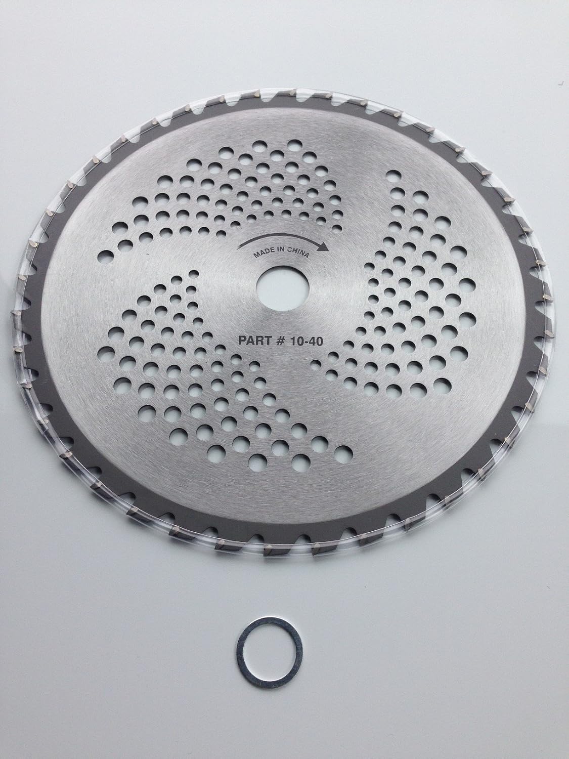 5pk-10-40t - Brush & Brambles Specialty Carbide Brush Cutter Weed Eater Blades, 254mm Diameter