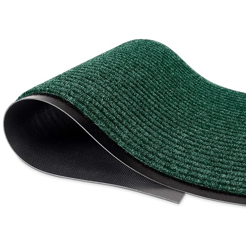 MaxMat Durable Rubber Door Mat (Green, 3x5)