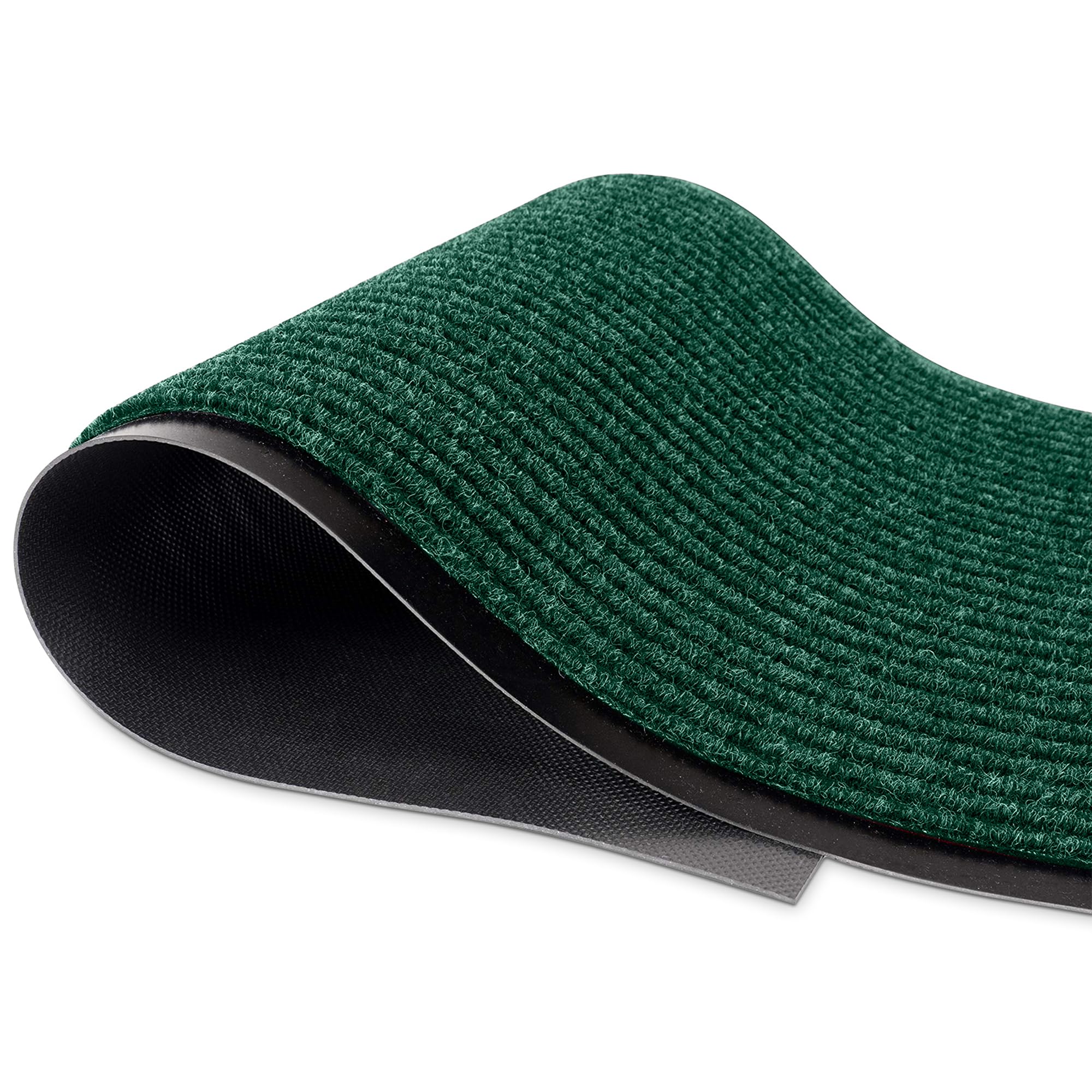 MaxMat® Extra Large Commercial Door Mat, Rubber Border Heavy Duty Door Mat, Waterproof, Low-Profile, Easy to Clean, Rubber Entry Mat. (Green, 3 x 6 feet)