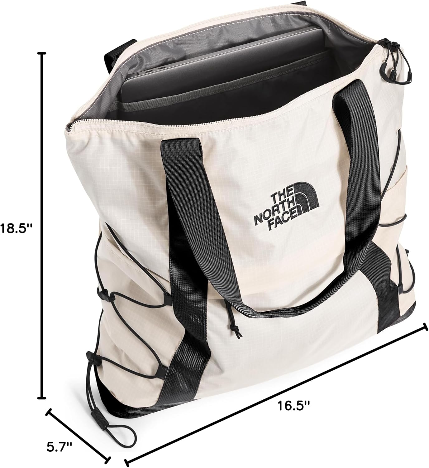 THE NORTH FACE Borealis Tote Bag | Over Shoulder & Backpack Carry Options, Water Repellent, 16" Laptop Sleeve