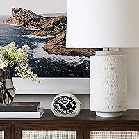 Vista 6 de Seiko Tokai - Reloj despertador para dormitorio, color gris cálido metálico