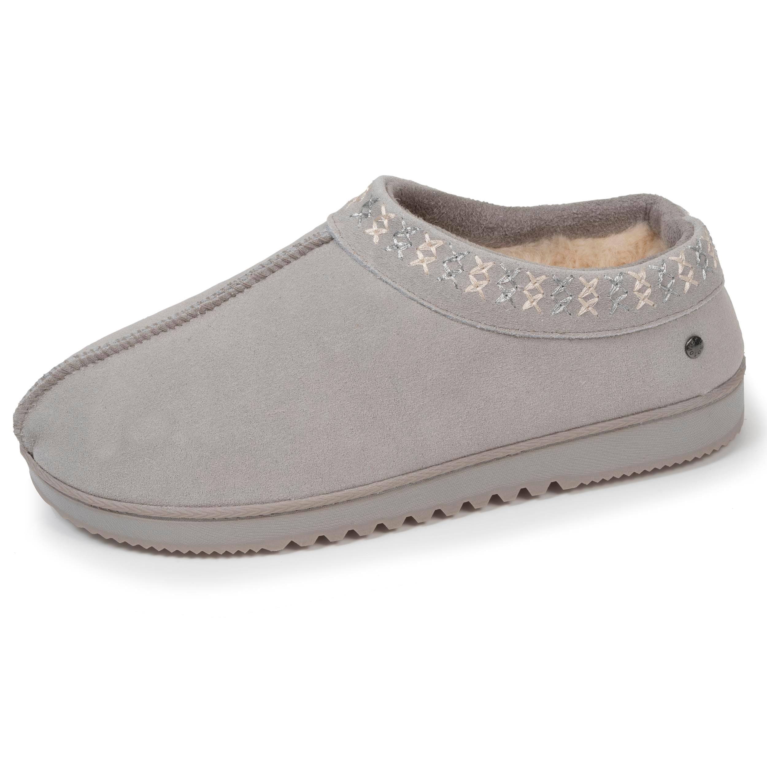 Isotoner Chaussons bottillons femme cuir Gris 38 EU