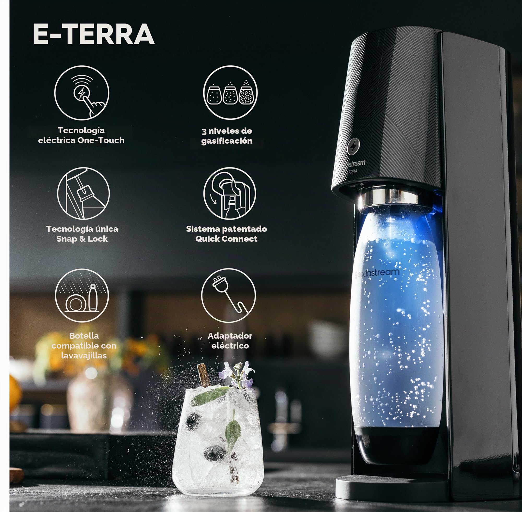 Sodastream Terra Eterra Black