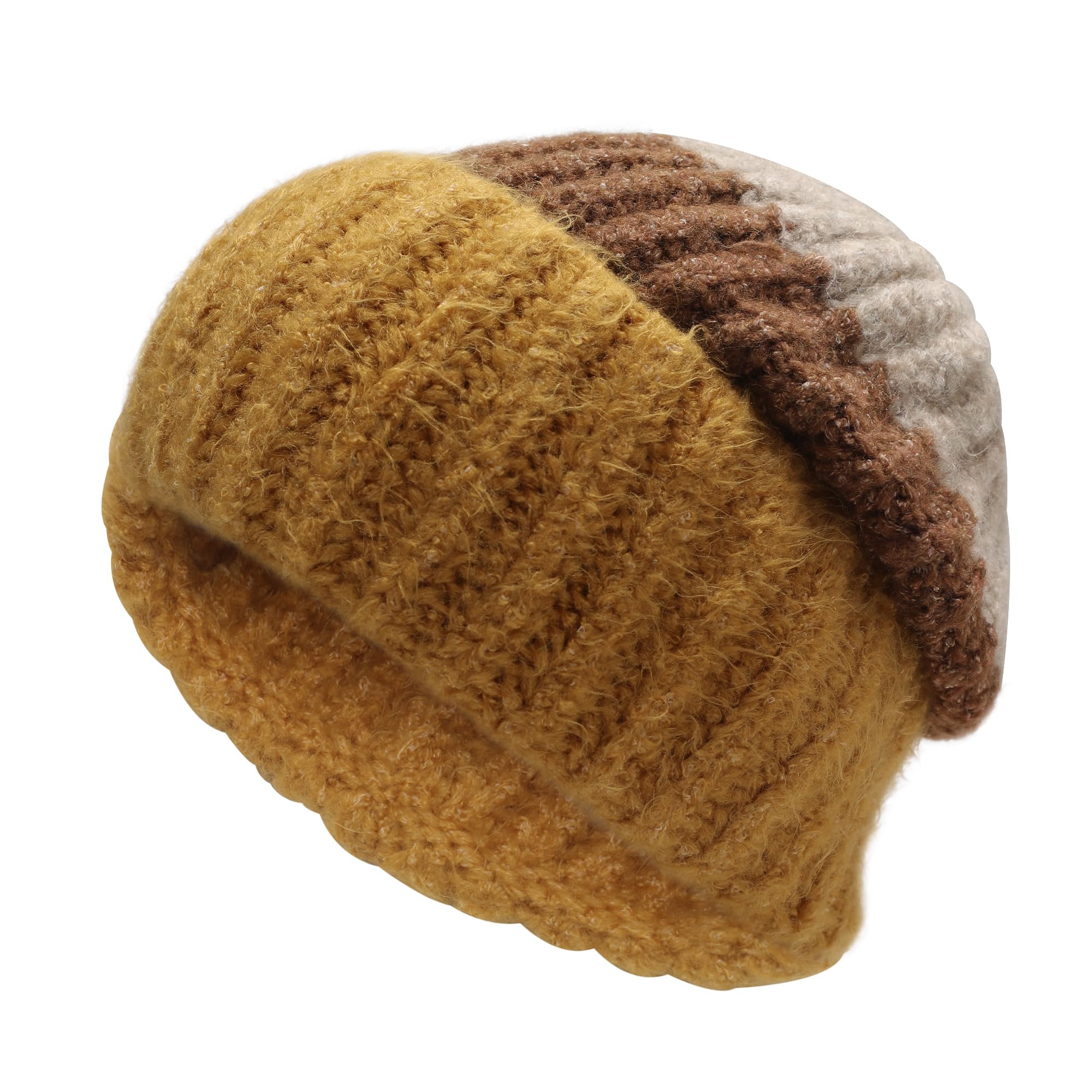 ZLYC Winter Beanie Mütze Lange Slouchy Strickmütze für Damen und Herren