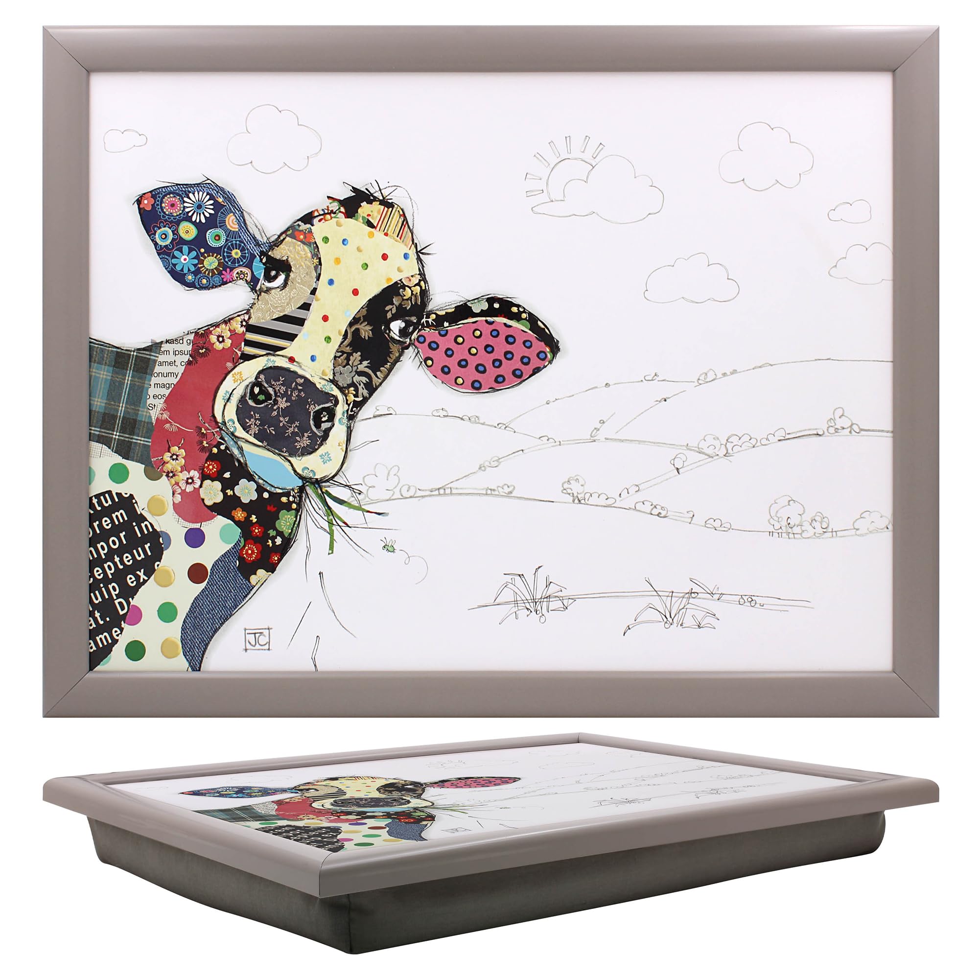 Bug Art Laptray Connie Cow, 40 x 28 x 5 cm