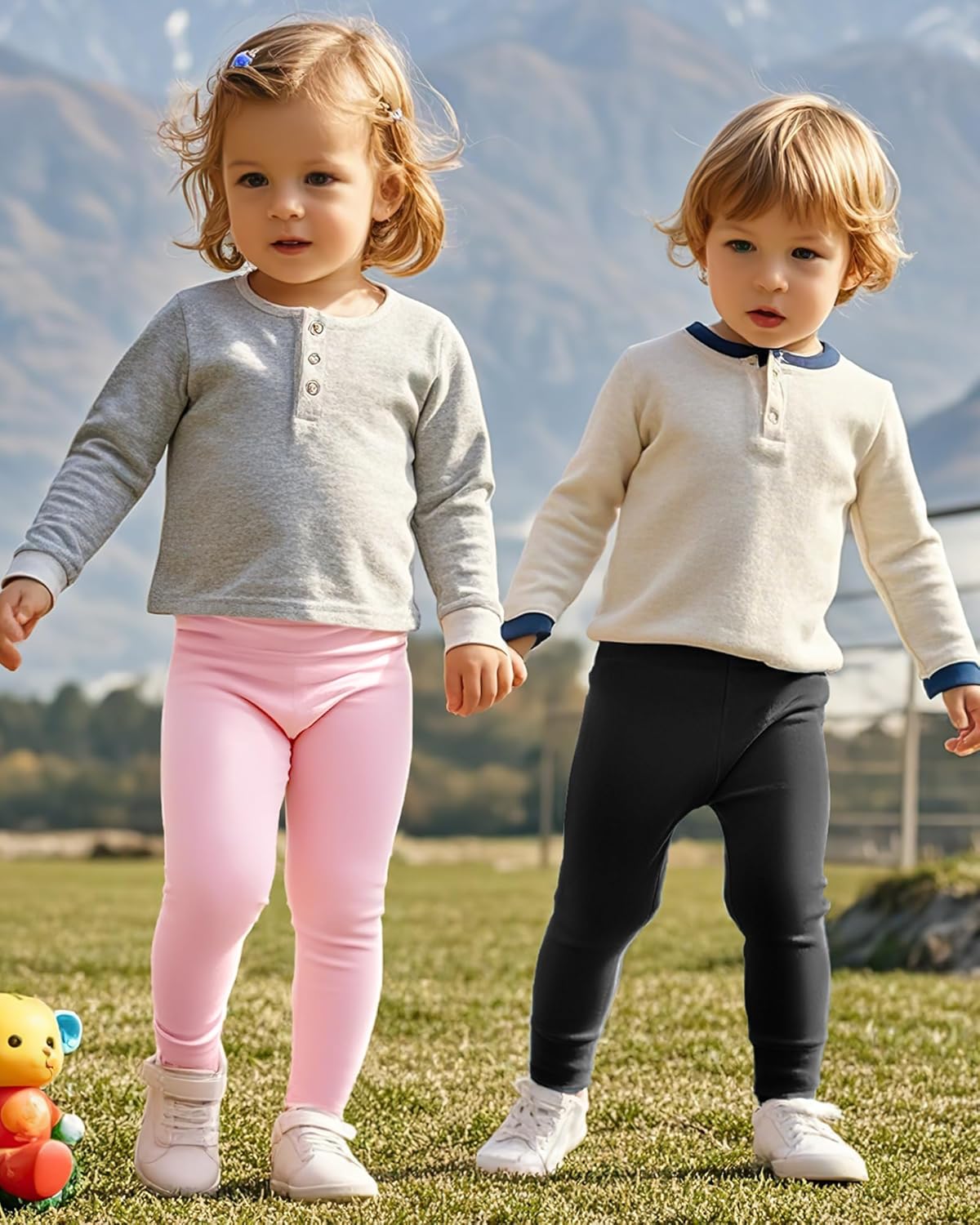 3 Pack Baby Cotton Pants Toddler Boys Girls Leggings Basic Clothes Size 18M-5T - Image 6