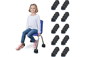 10-Pack Bouncyband Wobble Chair Feet: Transform School Chairs for Improved Focus and Calmness