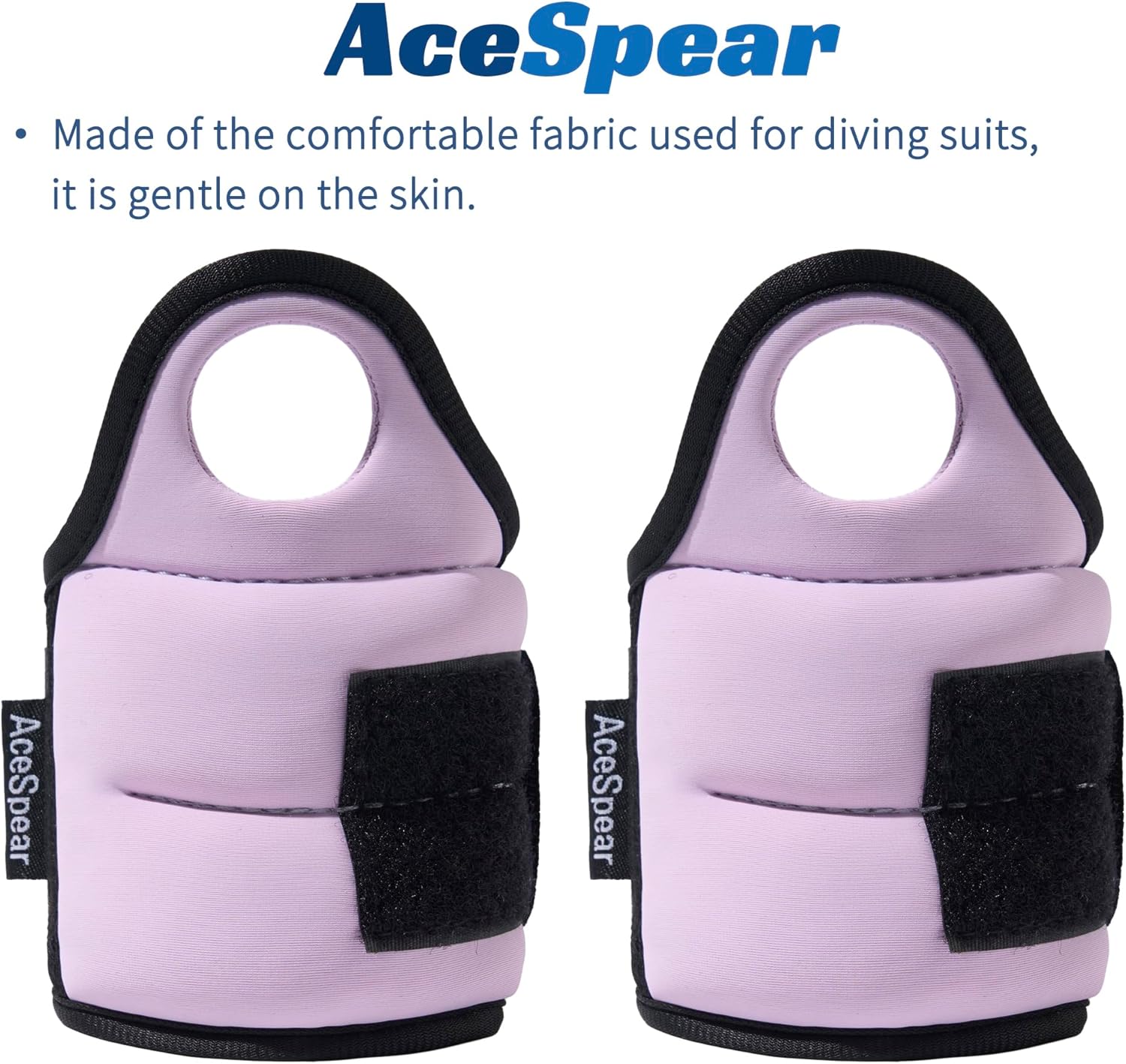 AceSpear Wrist Weights with Thumb Loops Lock for Men Women 1lb*2 2lbs*2 3lbs*2 Ankle Weights Weighted Gloves for Running Strength Training Walking Exercises