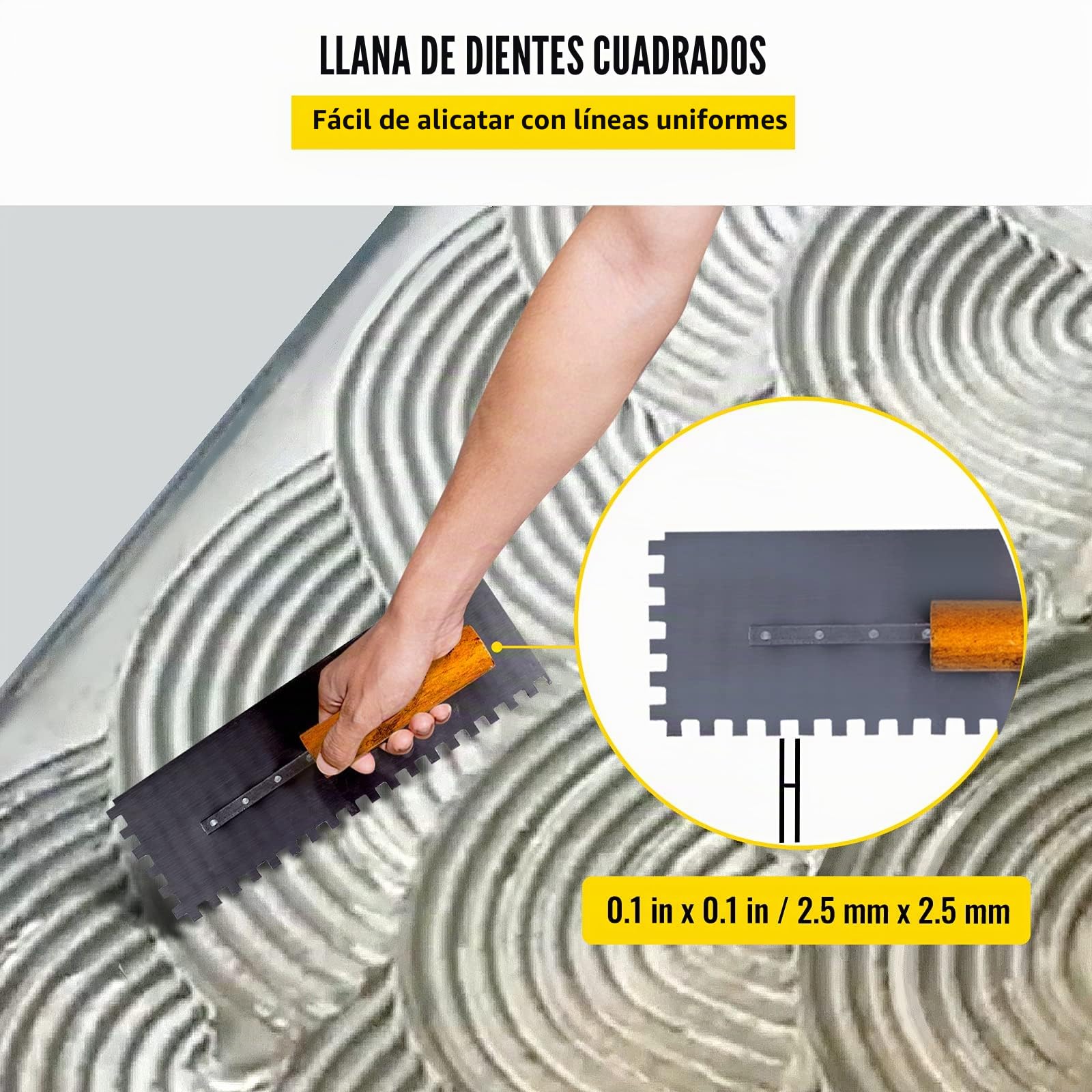 VEVOR Kit Plato de Ducha Umbral de Ducha Estanco 1219 x 1219 mm con Desagüe Central de PVC Rejilla de Acero Inoxidable de 10 cm 2 Bordes de Ducha Cortables y Llana Plato de Ducha para Baño