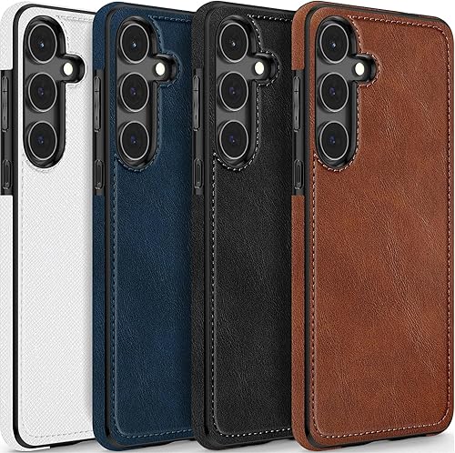 LOHASIC Funda para teléfono Samsung Galaxy A14 5G, elegante funda de piel sintética con puntada retro vintage para hombres y mujeres, agarre