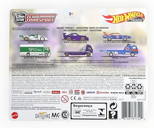 Miniatura 2 de Hot Wheels RWB Porsche 930 Aero Lift, Equipo de transporte #17 ()
