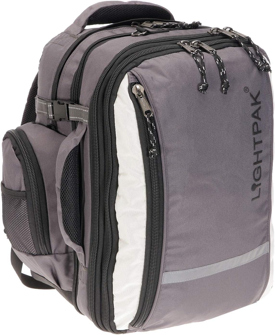 LIGHTPAK46077 VANTAGE - backpack for 17 inch laptop, nylon, grey