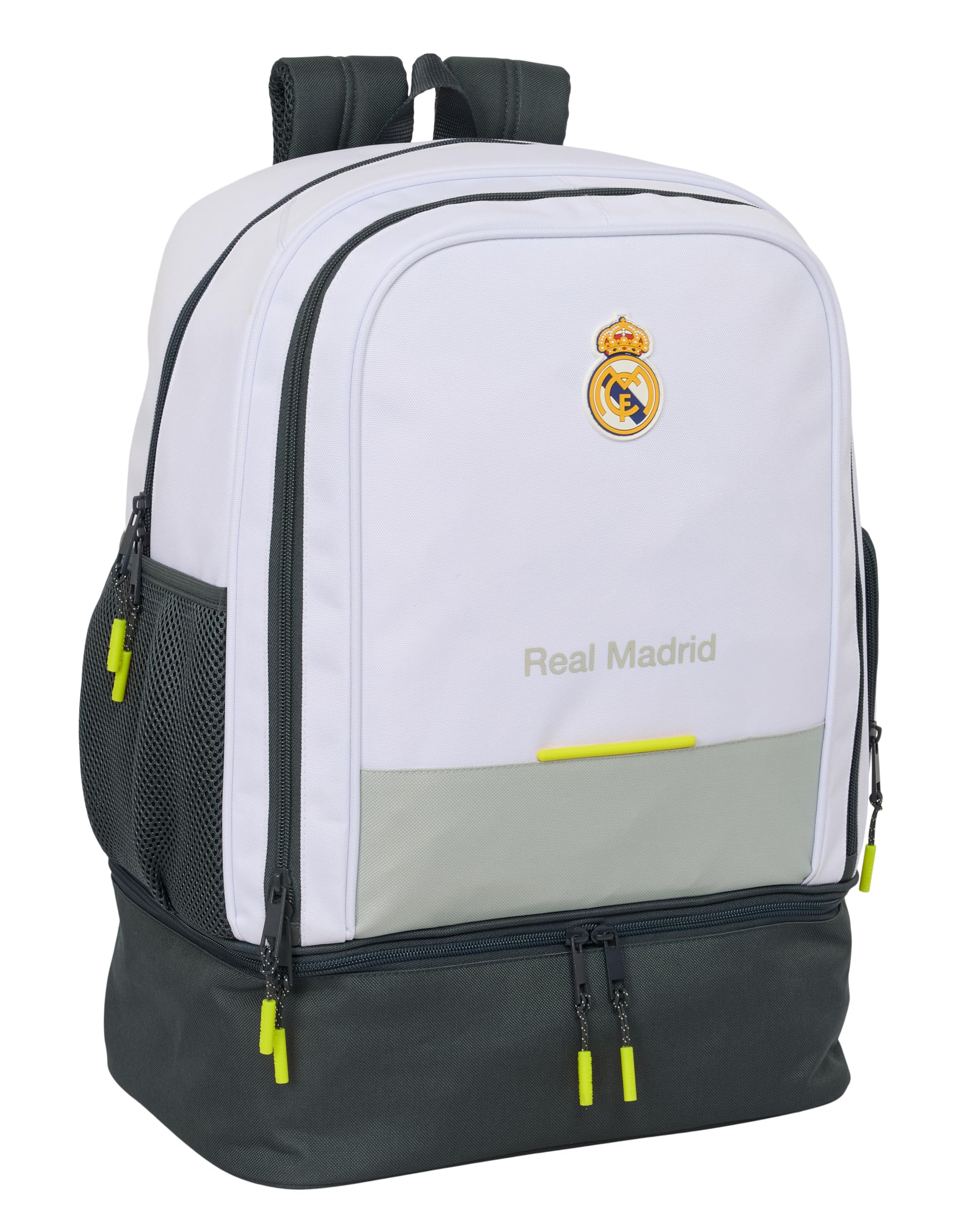 Safta REAL MADRID EQUIPACIÓN 25/26 - Mochila de Entrenamiento, para Uso Diario, Ideal para Niños de Diferentes Edades, Cómoda y Versátil, Calidad y Resistencia, 35x24x50 cm