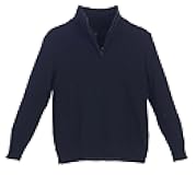Gioberti Boy's Knitted Half Zip 100% Cotton Sweater