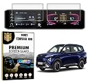 HONEY TEMPERED HUB (2 PACK Screen Guard For KIA CARENS CLAVIS 2025/8 INCH INFOTAINMENT & 10 INCH INSTRUMENT CLUSTER PROTECTOR/carensclavis Car Display Accessories [NOT TEMPERED GLASS] gallery image
