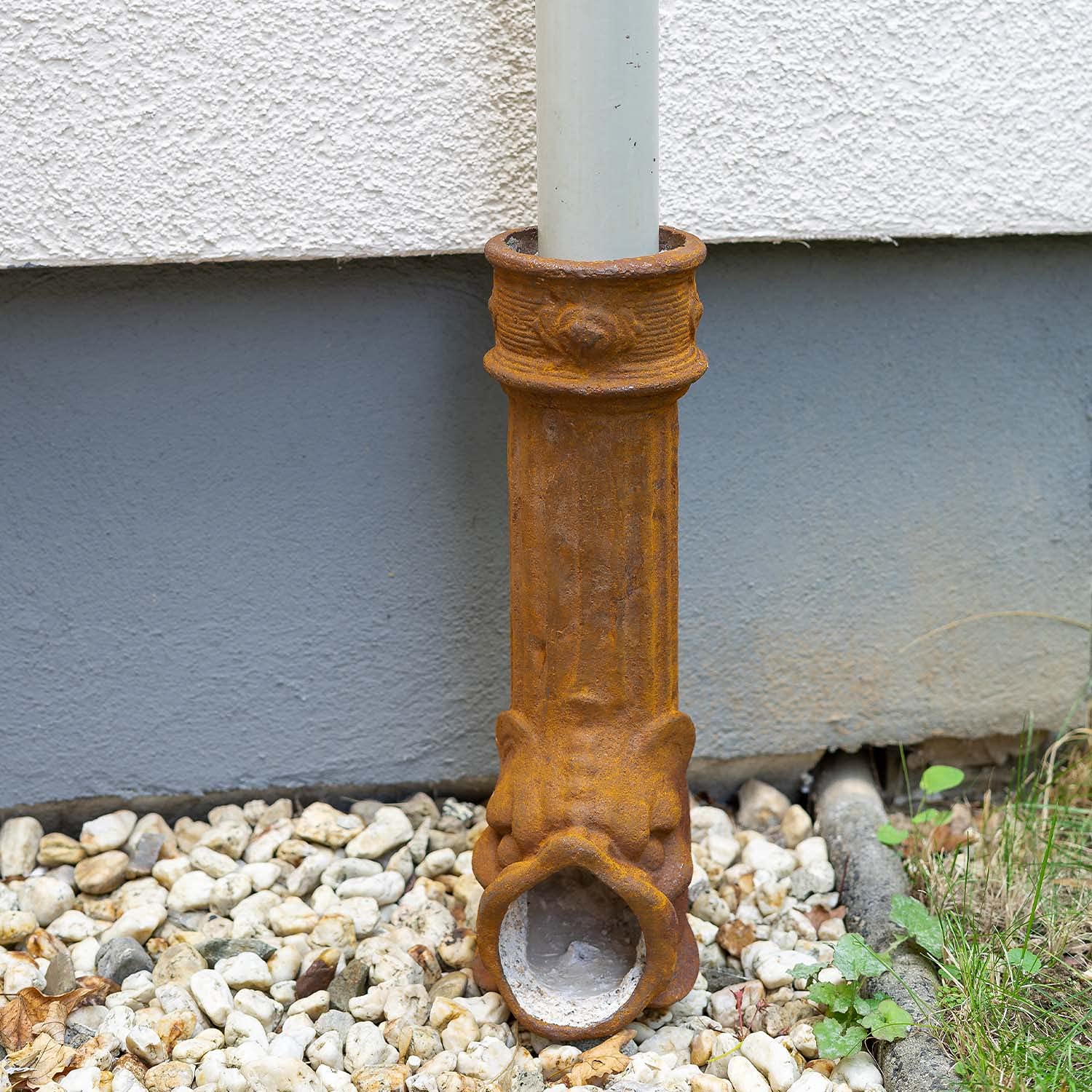 aubaho Bajante de desagüe gárgola Boquilla de Entrada del Canal de la Barril Estilo