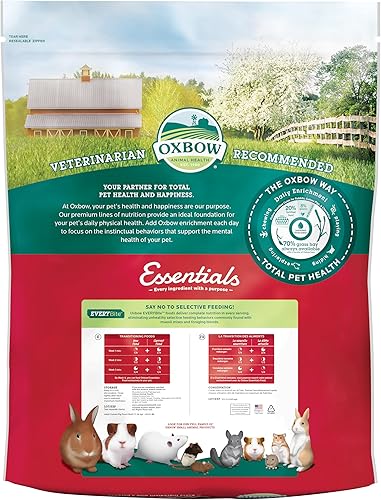 Miniatura 2 de Oxbow Essentials - Alimento para conejillos de indias adultos - Pellets naturales para conejillos de indias adultos - Sin ingredientes artificiales