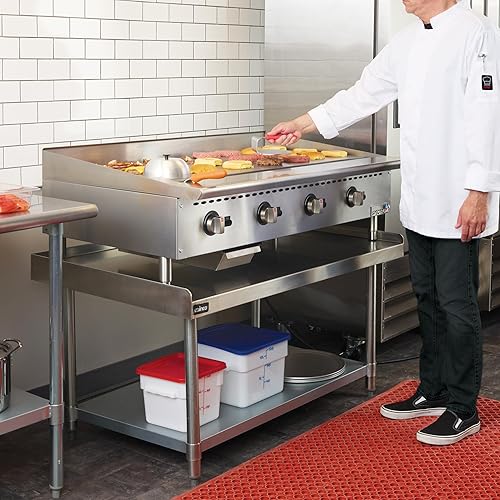 Miniatura 4 de Winco Plancha comercial de gas natural, 48"