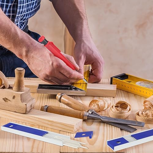 Miniatura 5 de Junkin 24 piezas de repuesto de grafito seco de 0.091 pulgadas para lápices mecánicos de construcción mecánica, repuesto para lápices mecánicos de