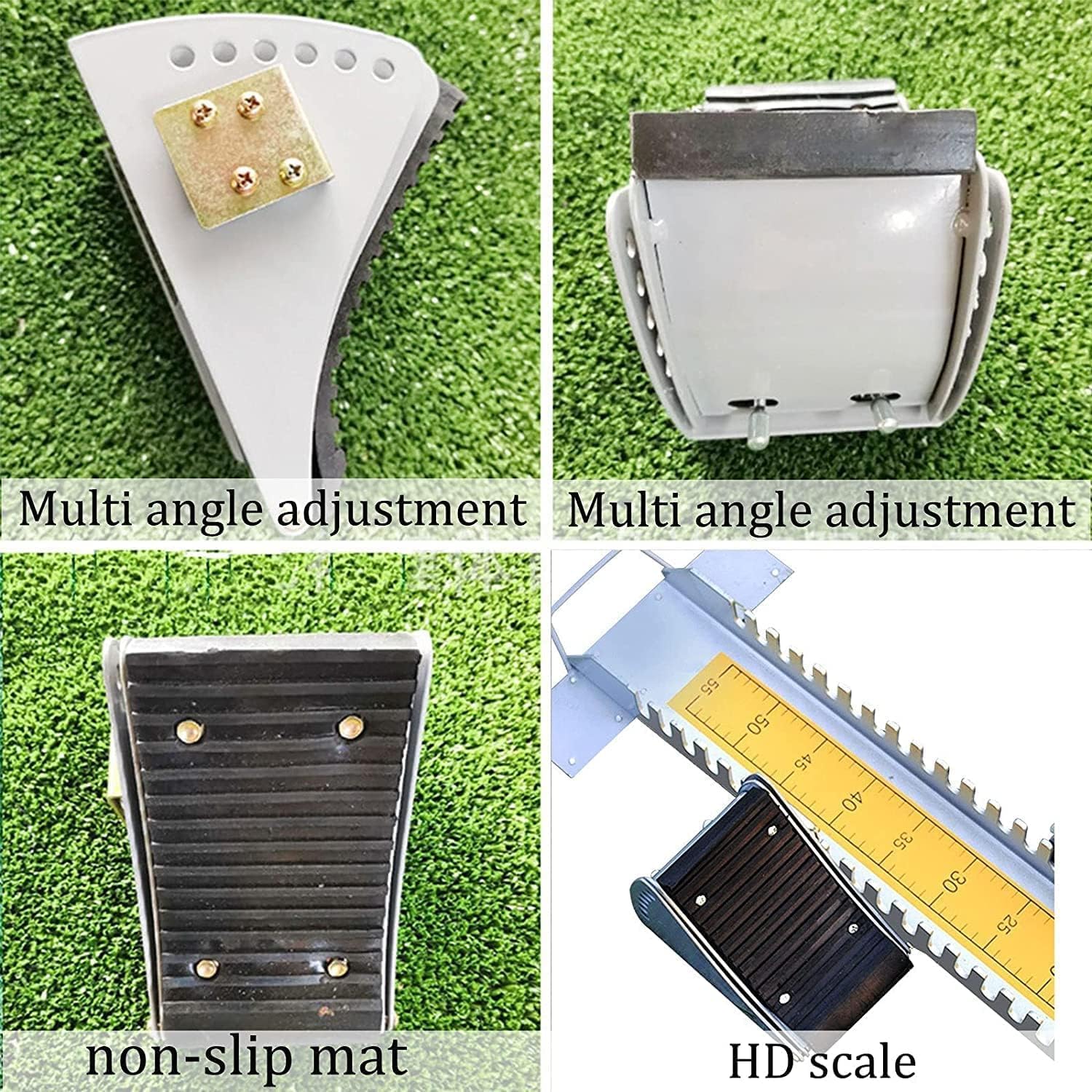 Starting Block Multi Function Starting Block Pedals, Adjustable Sprinter Starting Block, Starting Blocks Track and Field, Suitable for Plastic Runway Cinder Track