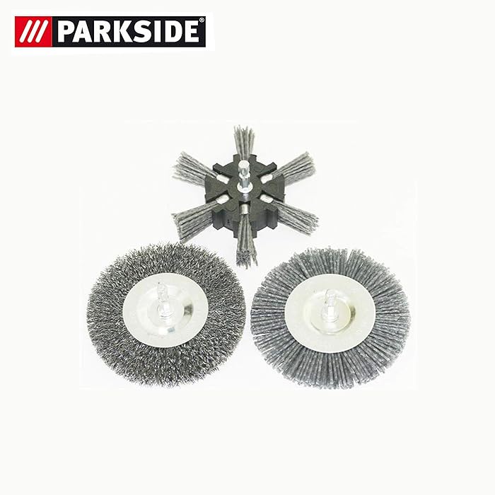 Buy Parkside Grout Brush Set 3Piece Metal Plastic Narrow and Plastic