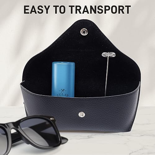 Miniatura 10 de Mini & Mighty - Espumador de leche - Potente espumador de café de mano, mezclador de bebidas a pilas, tamaño de bolsillo compacto, batidor