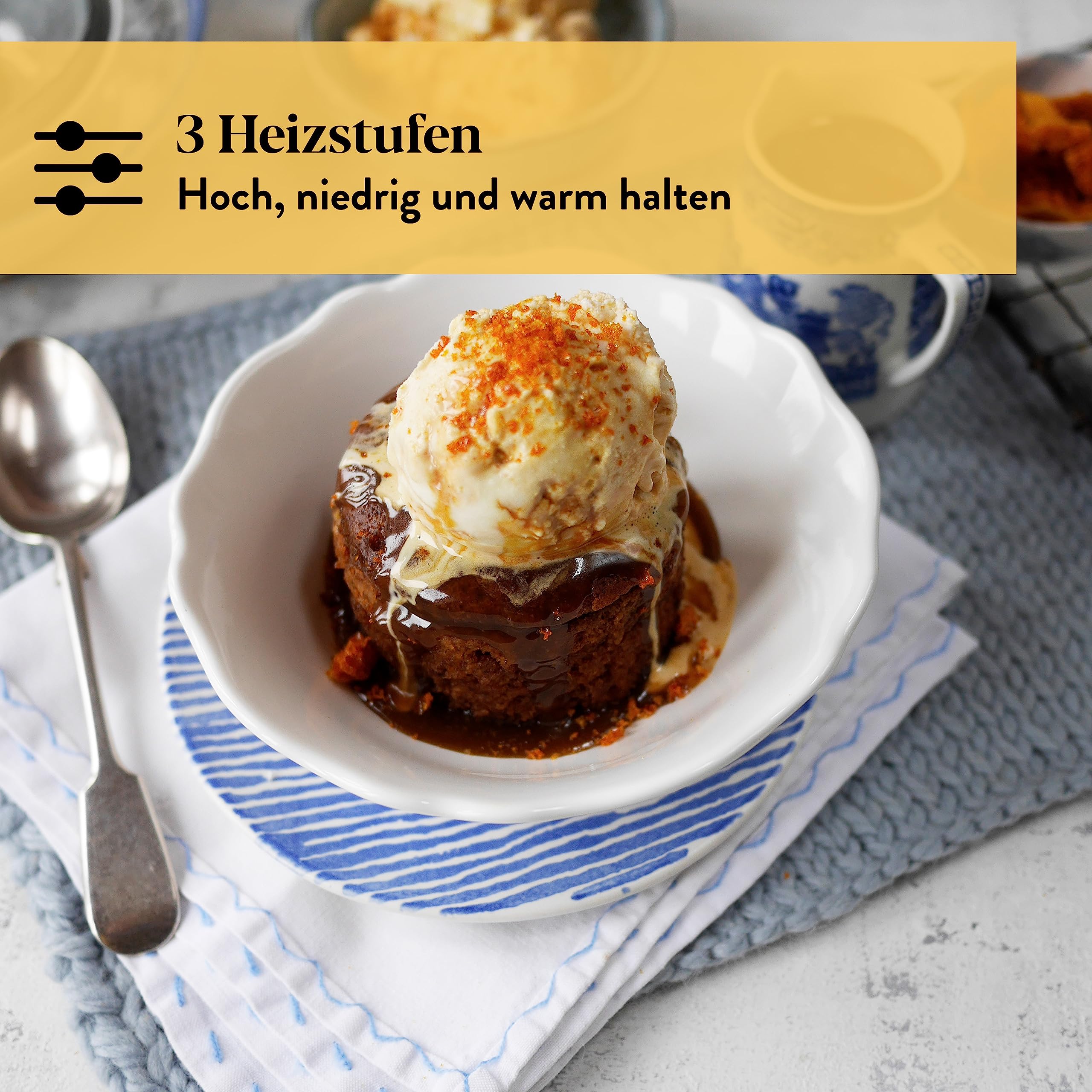 Crockpot Digital-Schongarer Slow Cooker | 7,5 l (10+ Personen) | einstellbare Garzeit | rostfreier Stahl [CSC063X]