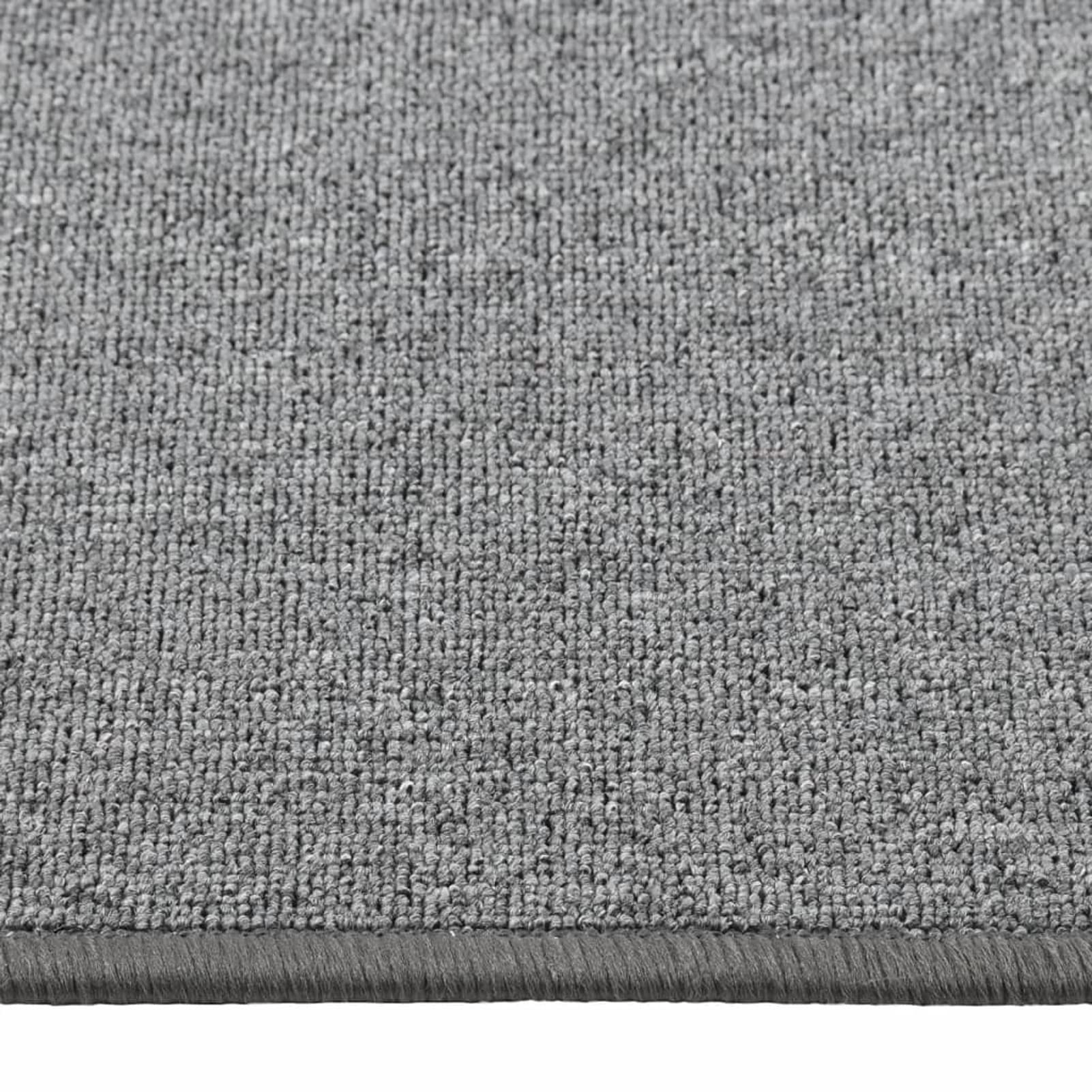 Homgoday Tapis de couloir gris foncé 80 x 300 cm, tapis de cuisine pour couloir, tapis de salon, tapis de chambre à coucher