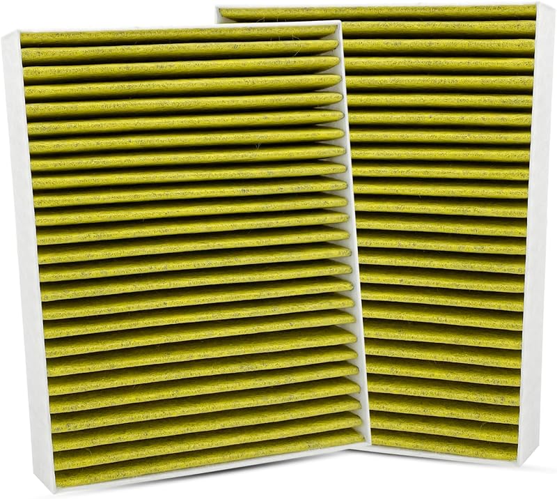 Filtro de ar-condicionado de cabine Capume JM871 para Lexus e Toyota – Kit com 2 unidades