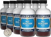 Vista 20 de Óxido de hierro rojo / botella de 8 onzas / 99.7% de grado reactivo puro / polvo de 25 micrones