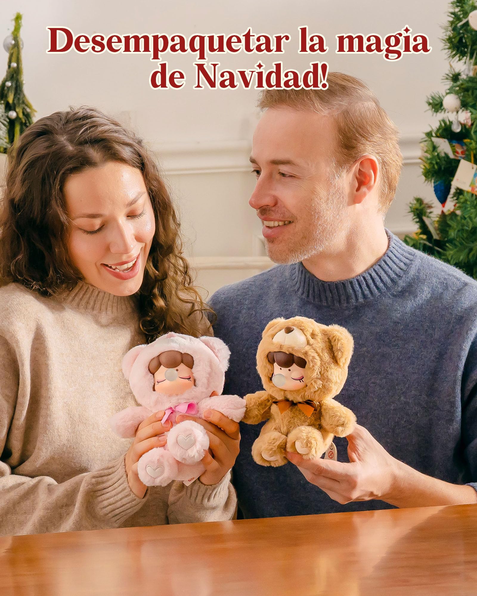 Rolife Nanci Figura d'Azione Orso di Peluche Colorato al Cioccolato Cutie Box Sorpresa Collezione