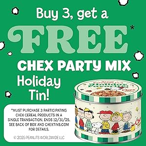 Rice Chex Gluten Free Breakfast Cereal, Homemade Chex Mix Ingredient, 12 oz