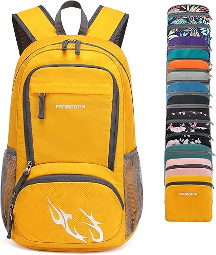 Mochila de senderismo ligera y plegable de 35 L para hombres y mujeres