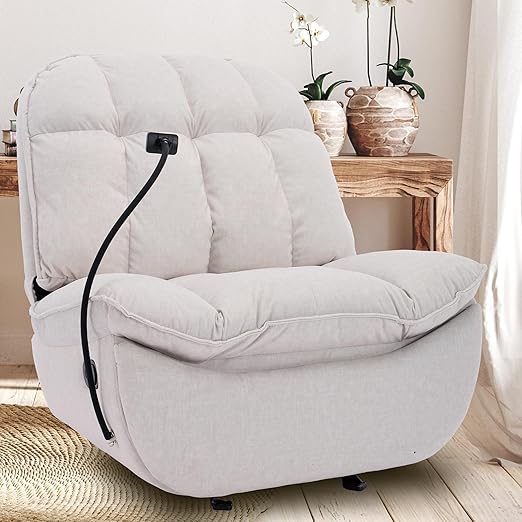GNMLP2020 Oversized Rocker Recliner Chairs for Adults