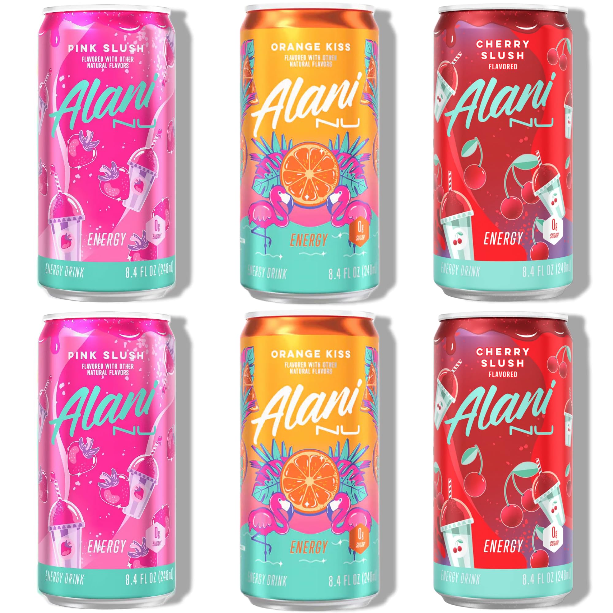 Amazon.com : New Alani Mini Energy Drink Pink Slush, Cherry Slush