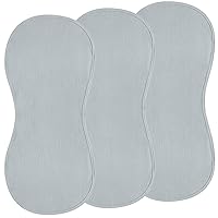 Vista 15 de 3 piezas de almohadillas para cambiador con forma de maní, impermeables, de algodón orgánico, almohadillas de maní cálidas para la espalda del bebé