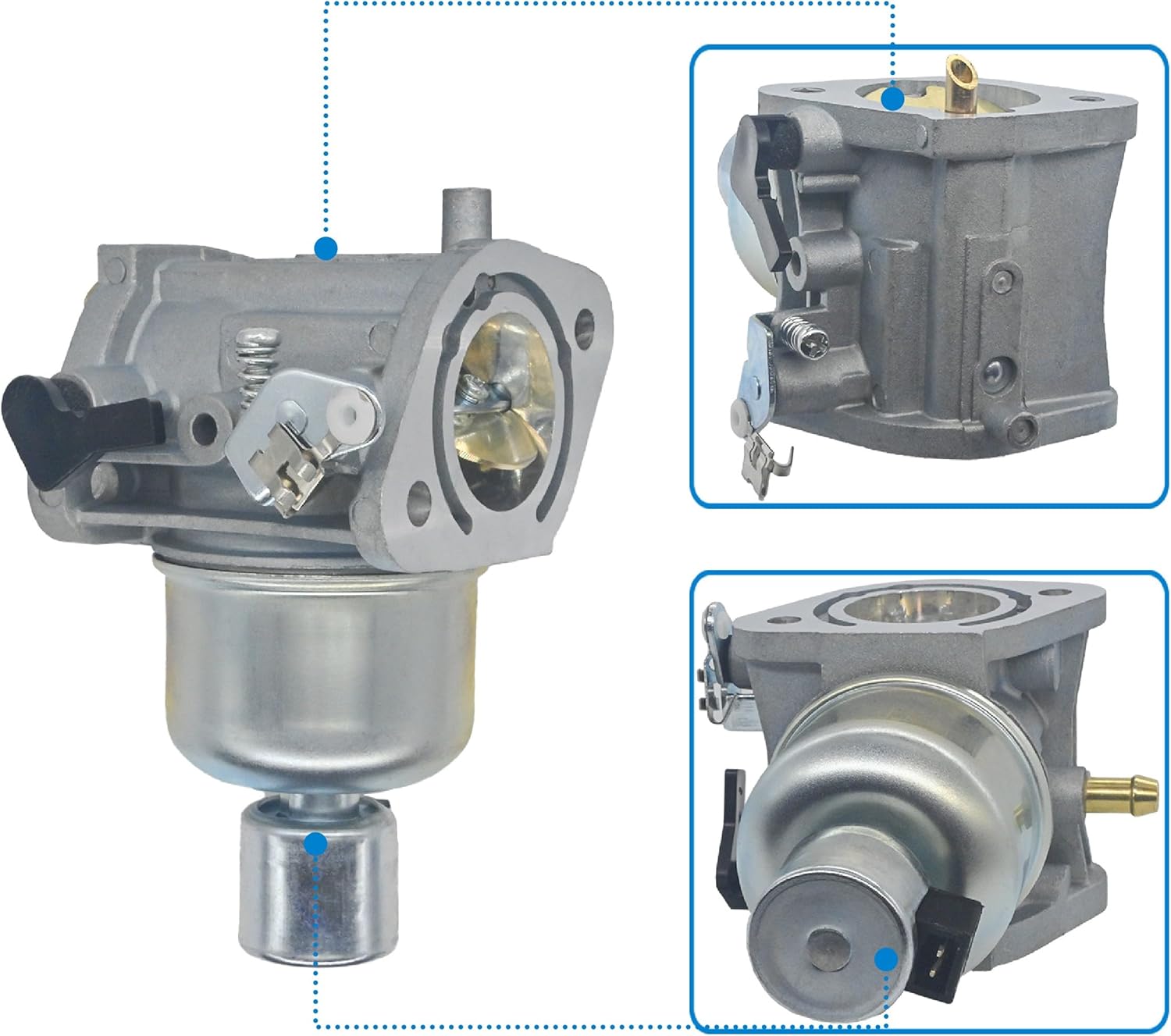 FR691V Carburetor Replacement for Kawasaki FR651V FR730V FS691V FS730V Engine, Compatible with Cub Cadet ZT1 ZT2 RZT50 John Deere X320 X380 X324 Lawn Mower