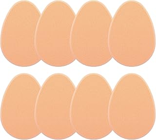 8 esponjas de maquillaje planas para bases, c...