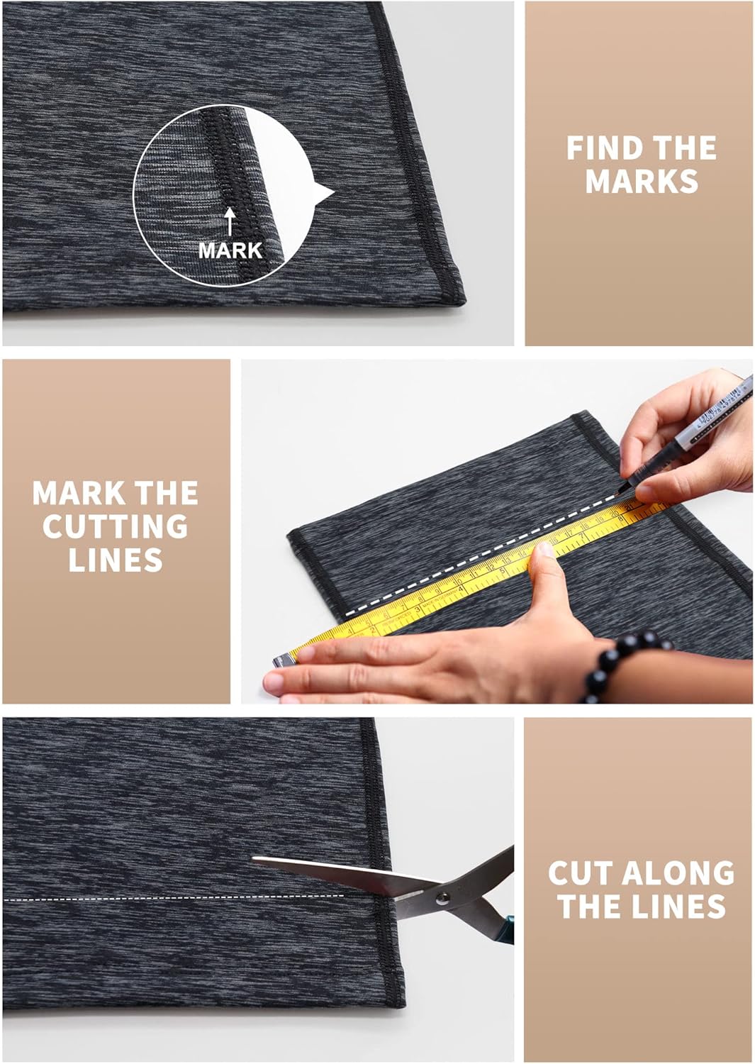 Ewedoos Fleece Lined Pants Women Thermal Yoga Pants with Pockets High Waist Warm Pants Winter Flare Leggings for Women - Image 4