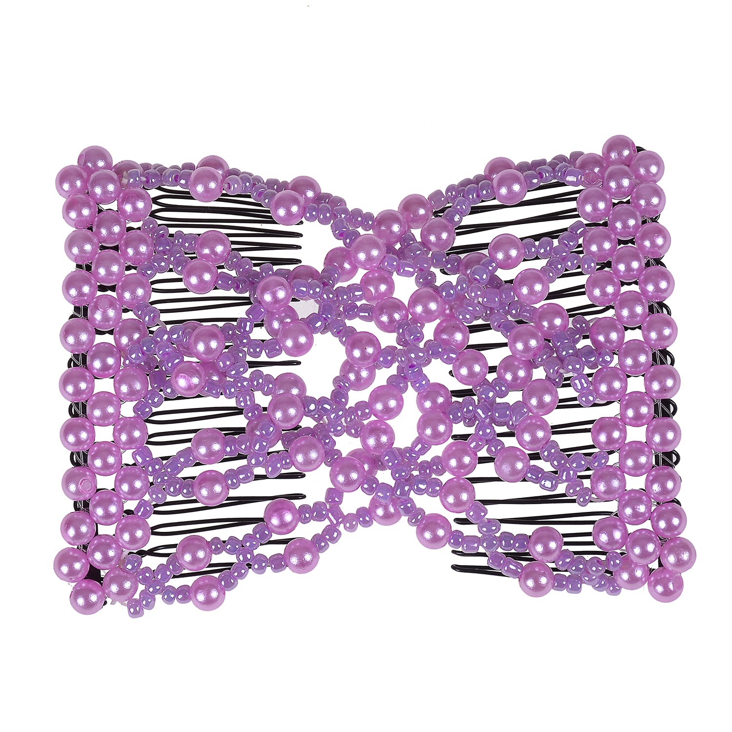 Amazon.com : LOVEF Magic Easy Hair Comb Stretchy Beaded Hair 