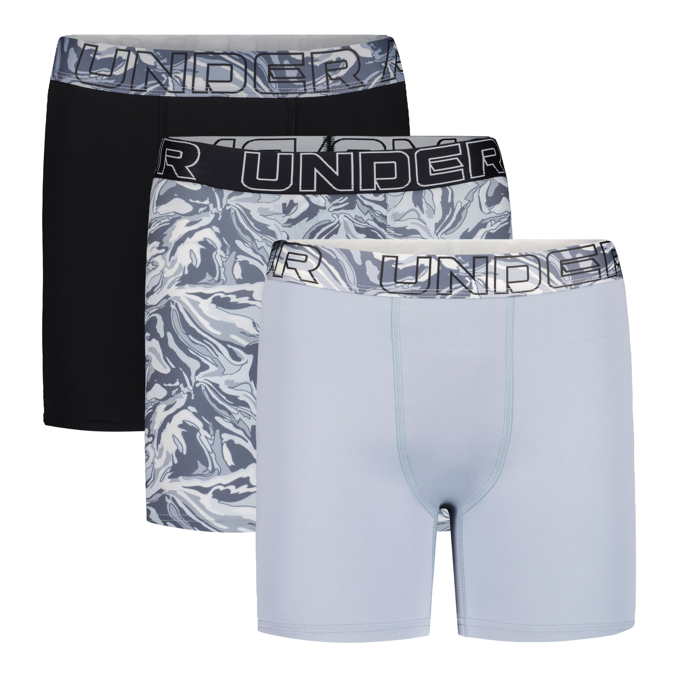 Under Armour Performance Tech- Prints 3-pack (big Kid)