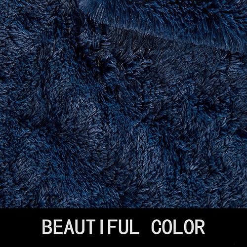 Miniatura 4 de EasyJoy - Alfombra de pelo para el dormitorio o la sala de estar, 4 x 6 pies, alfombra para el dormitorio de un adolescente, tapete para la