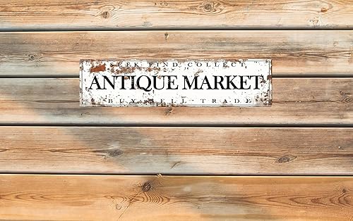 Miniatura 6 de Letrero antiguo de calle de mercado, retro, divertido, decoración de pared, letreros de metal para temporada de otoño, tema de terror, humor